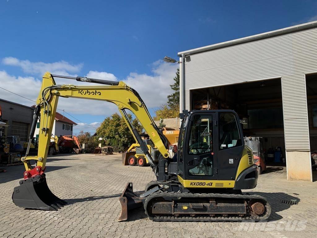 Kubota KX080-4@ Közepes (midi) kotrók 7 t - 12 t