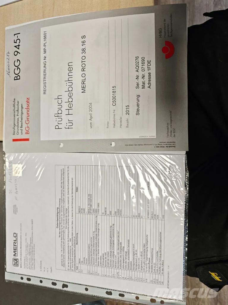 Merlo Roto 38.16S Teleszkópos rakodók