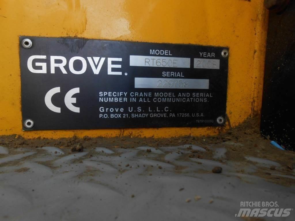 Grove RT 650 E Mobil daruk