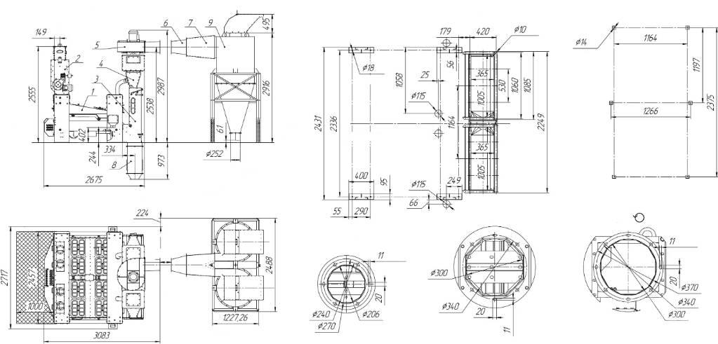  EL GRAIN SVR-30/2 Magtisztító berendezések