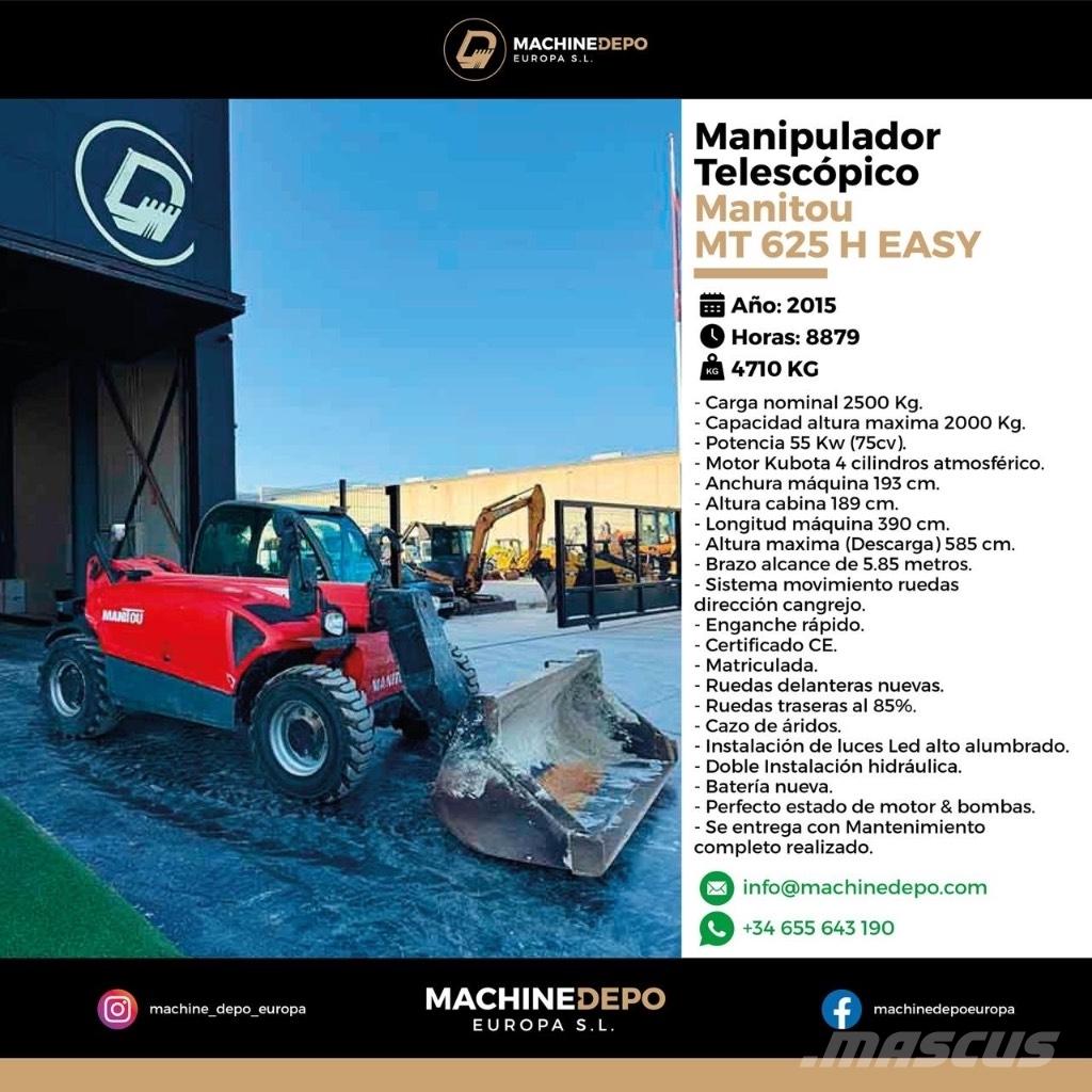 Manitou MT 625 H Teleszkópos rakodók