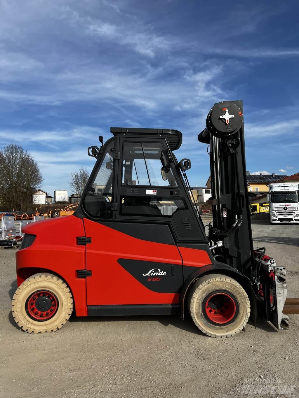 Linde E80/900 Elektromos targoncák