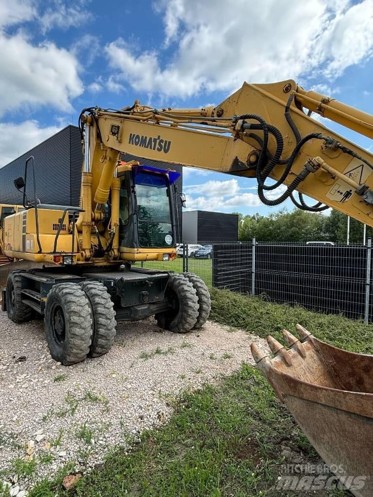 Komatsu PW 170 ES-6K Gumikerekes kotrók