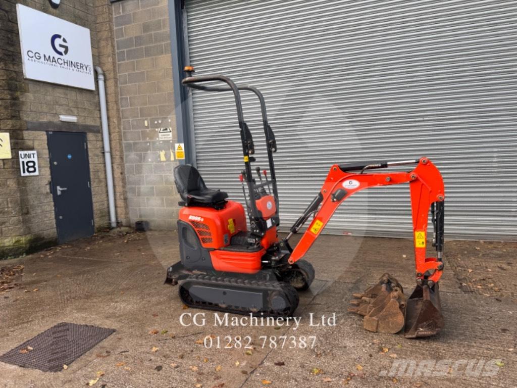 Kubota K 008-3 Mini kotrók < 7t