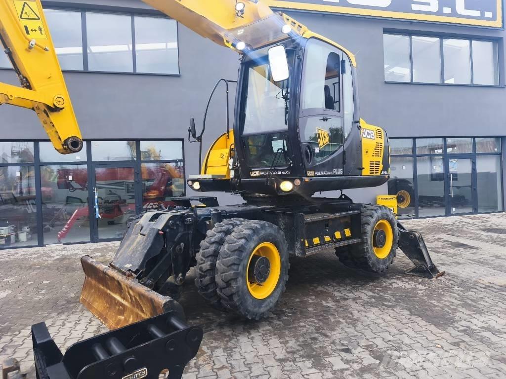 JCB JS 145 W Gumikerekes kotrók