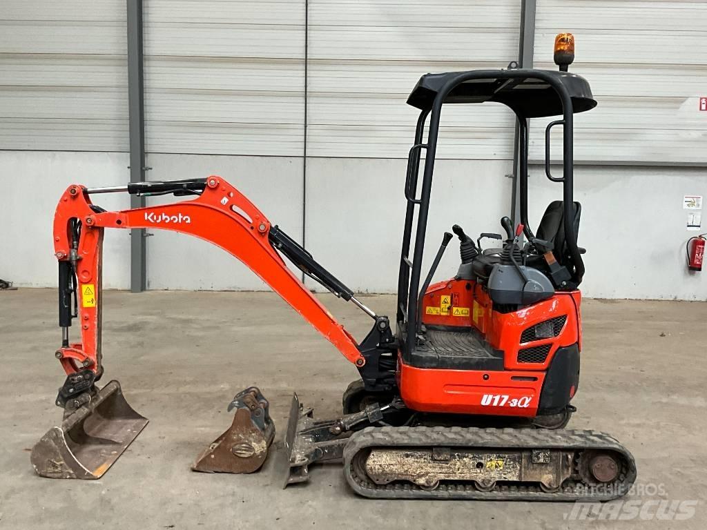 Kubota U 17-3 A Mini kotrók < 7t