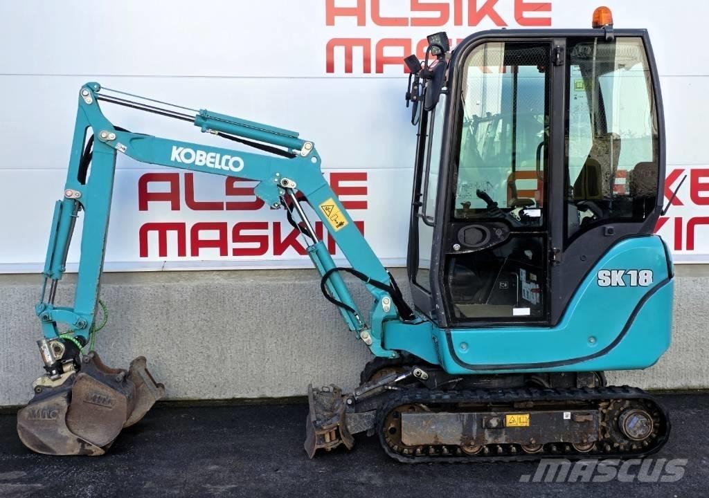 Kobelco SK 18 Mini kotrók < 7t
