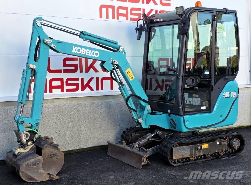 Kobelco SK 18 Mini kotrók < 7t