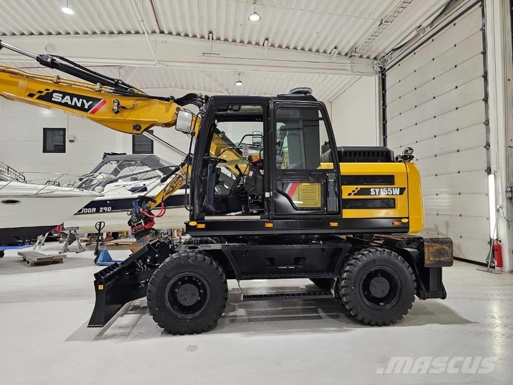 Sany SY 155 W Gumikerekes kotrók