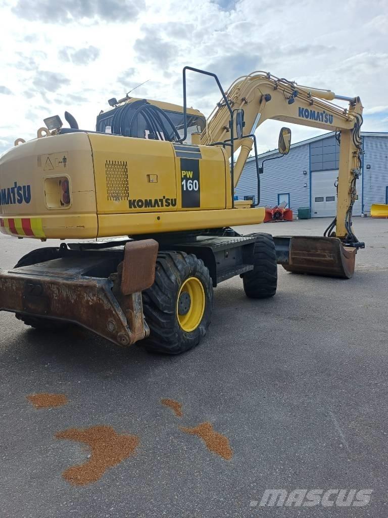 Komatsu PW 160-7-4x4 Gumikerekes kotrók