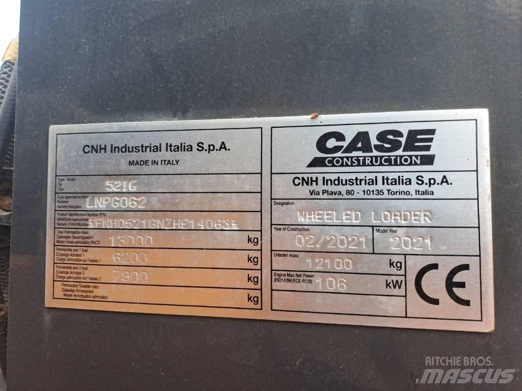 CASE 521 G XR Gumikerekes homlokrakodók