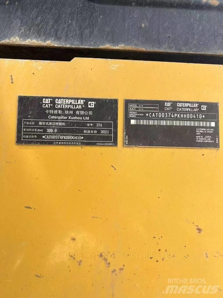 CAT 374 Lánctalpas kotrók