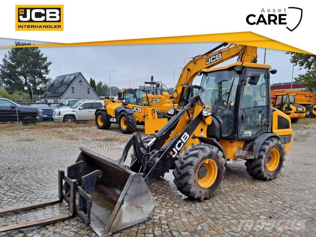 JCB 406 Gumikerekes homlokrakodók