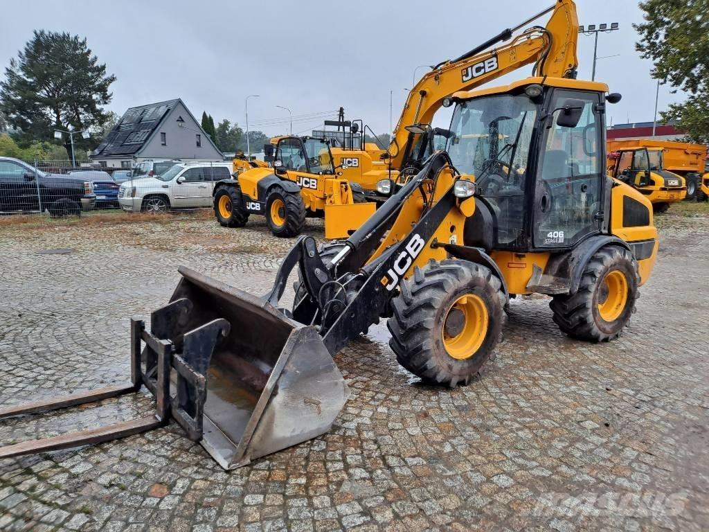 JCB 406 Gumikerekes homlokrakodók