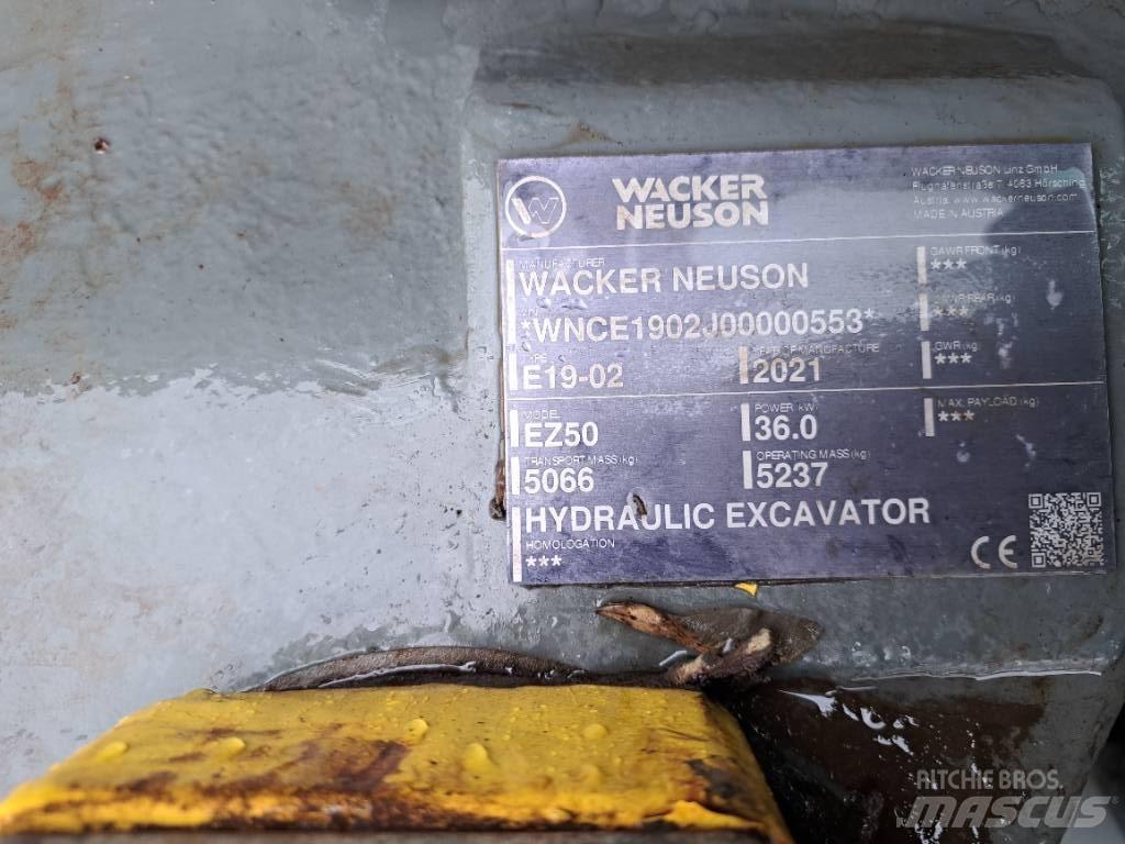 Wacker Neuson EZ50 Lánctalpas kotrók