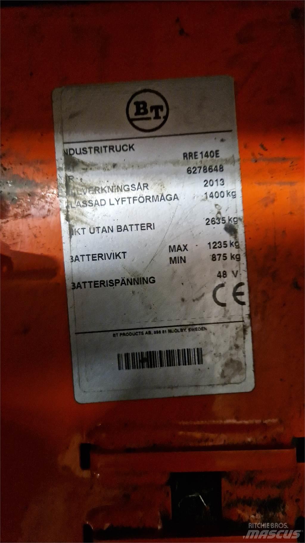 BT RRE140E Tolóoszlopos targonca