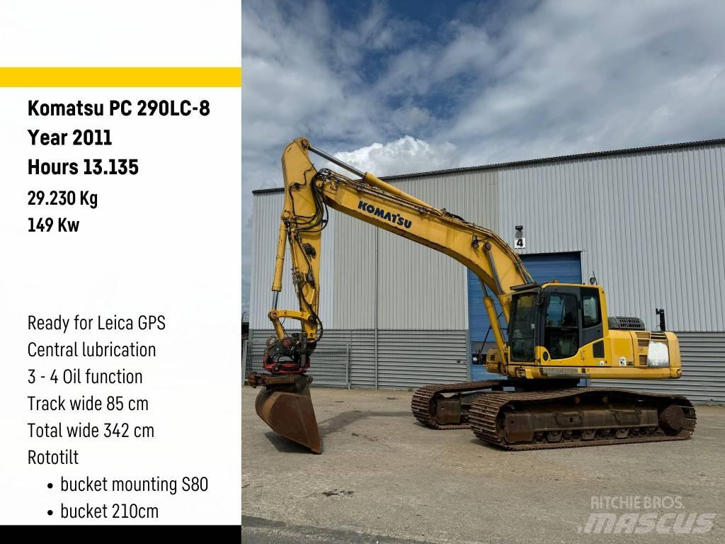 Komatsu PC 290 LC-8 Lánctalpas kotrók