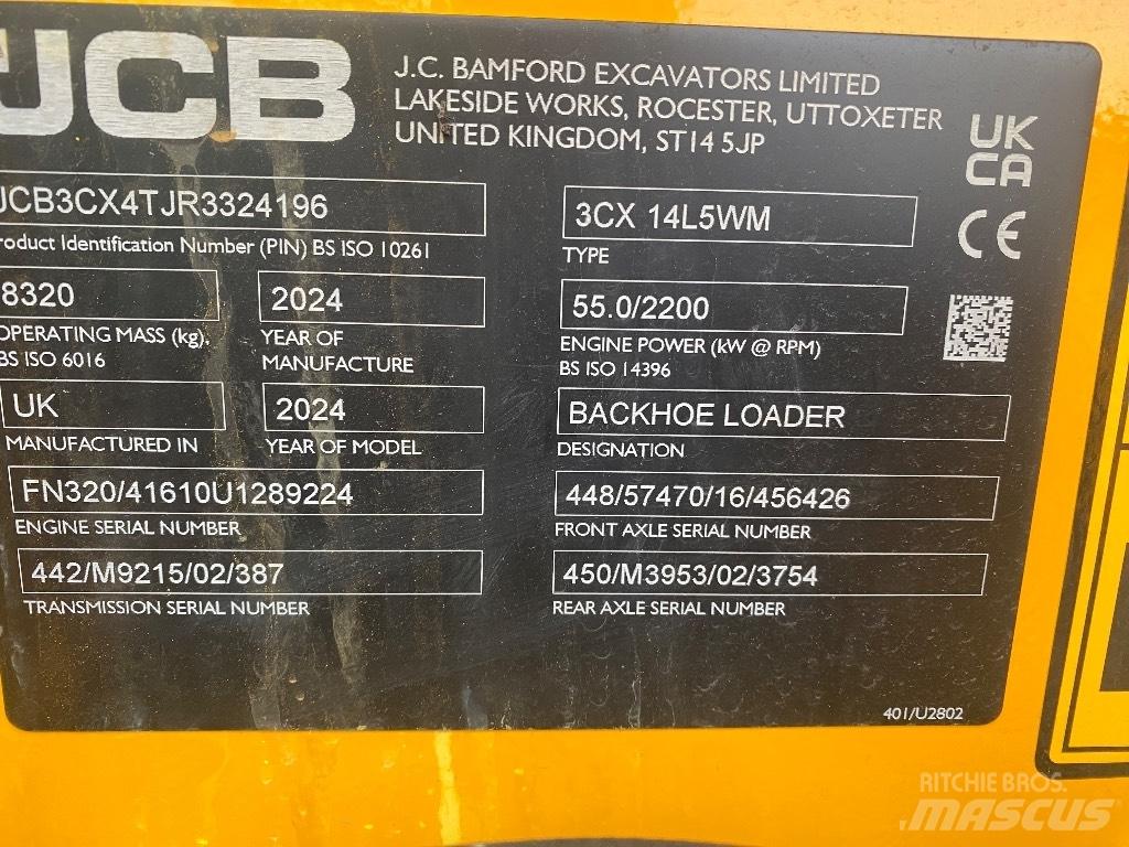 JCB 3 CX 14 Kotrórakodók