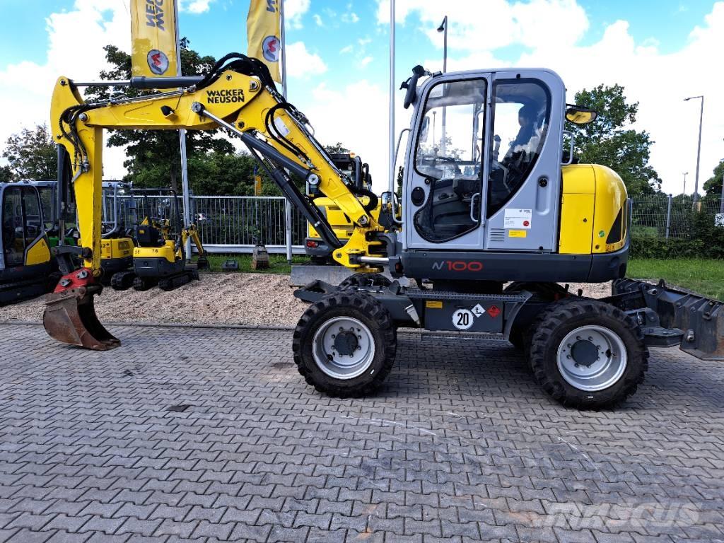 Wacker Neuson EW100 Gumikerekes kotrók
