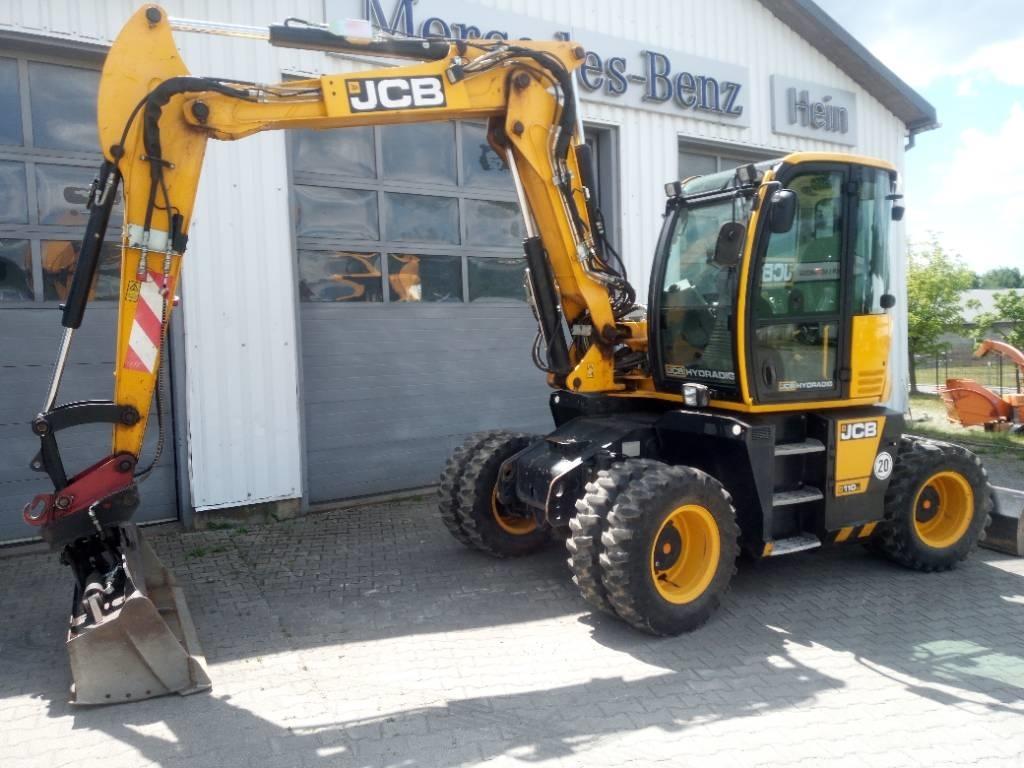 JCB Hydradig 110W Gumikerekes kotrók