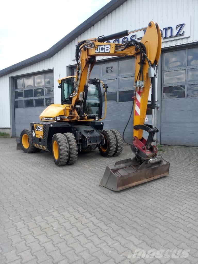 JCB Hydradig 110W Gumikerekes kotrók