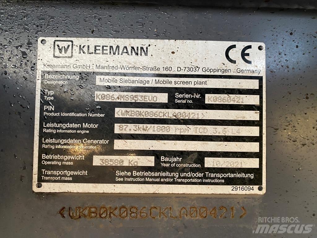 Kleemann MS953 EVO Osztályozó berendezések