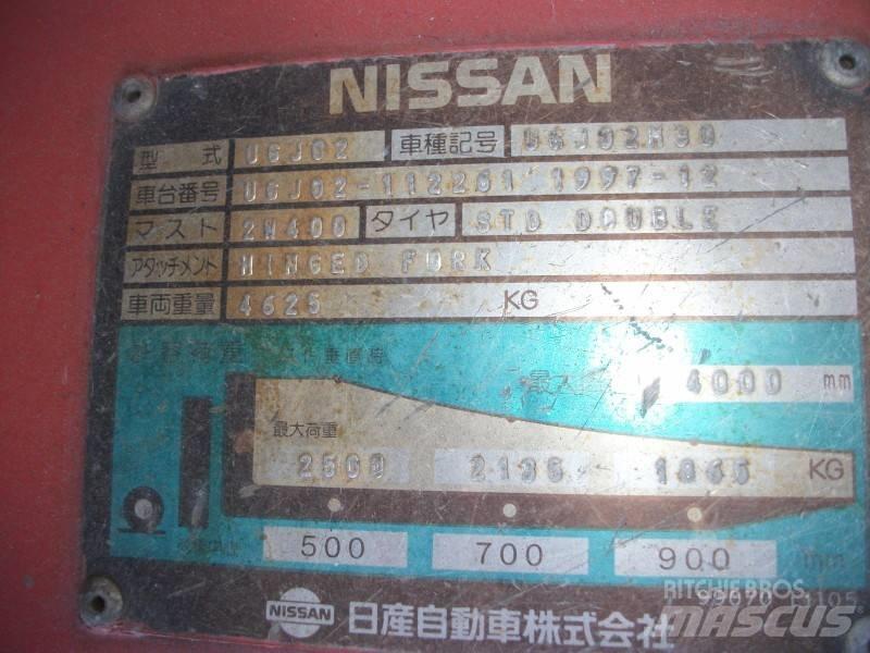 Nissan UGJ02M30 Gázüzemű targoncák
