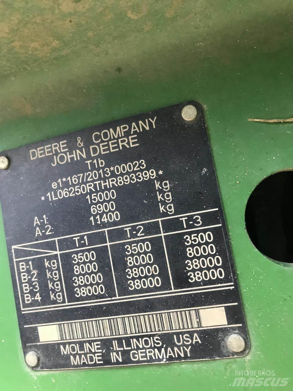 John Deere 6250R Traktorok