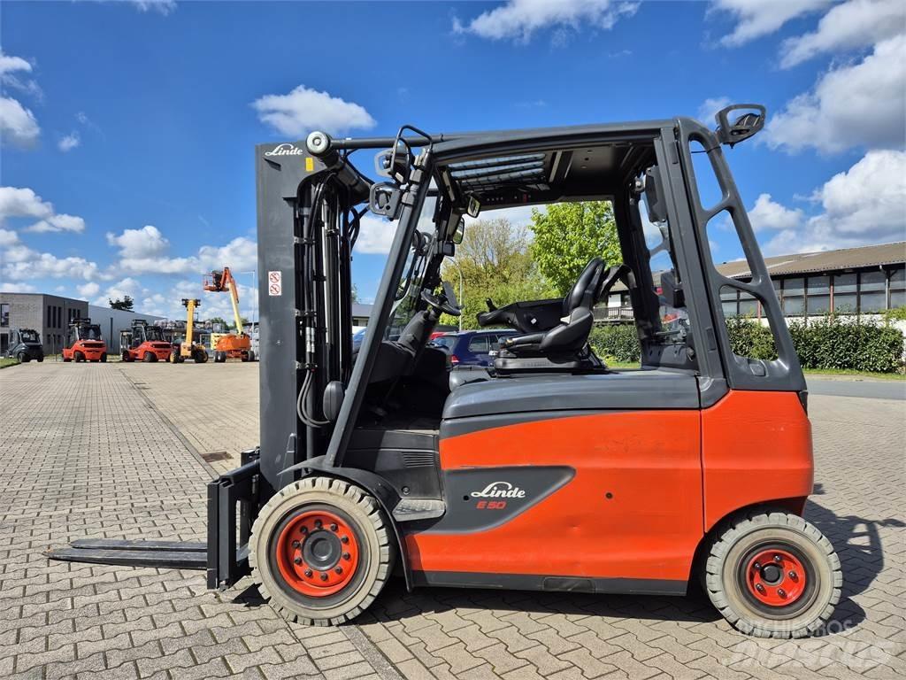 Linde E50HL-01 Elektromos targoncák