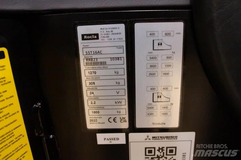 Rocla SST 16 AC Elektromos gyalogkíséretű targoncák