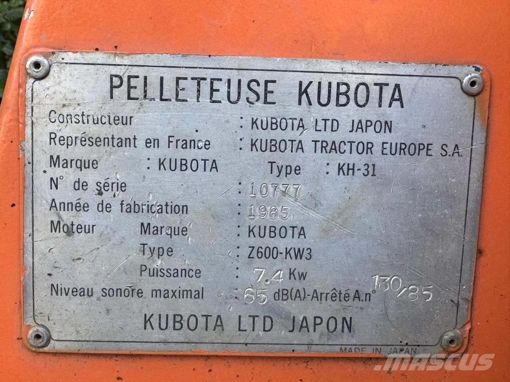 Kubota KH-31 Mini daruk