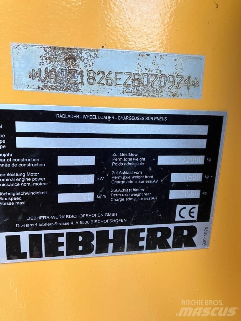 Liebherr L 556 Gumikerekes homlokrakodók