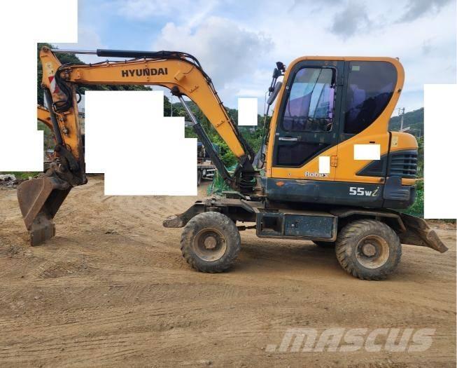 Hyundai Robex 55 W-3 Gumikerekes kotrók