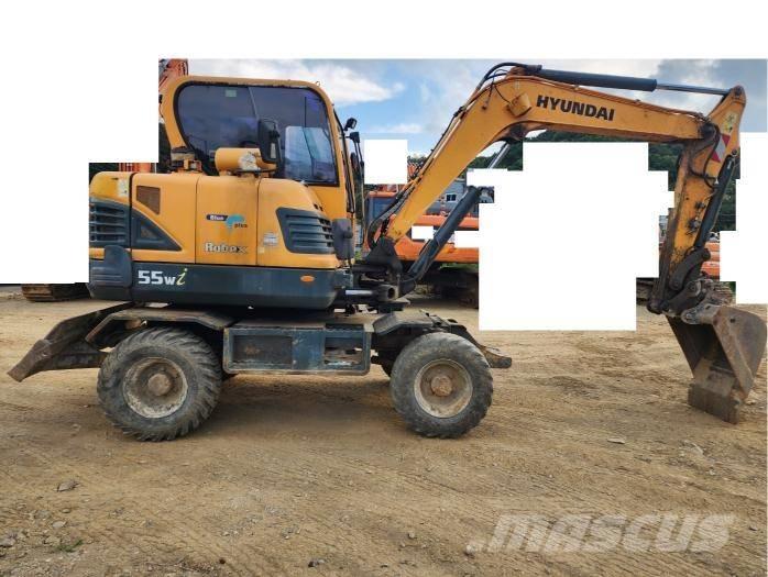 Hyundai Robex 55 W-3 Gumikerekes kotrók