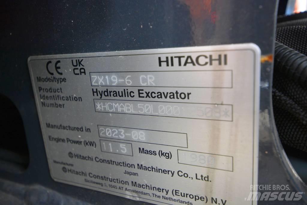 Hitachi ZX 19-6 Mini kotrók < 7t