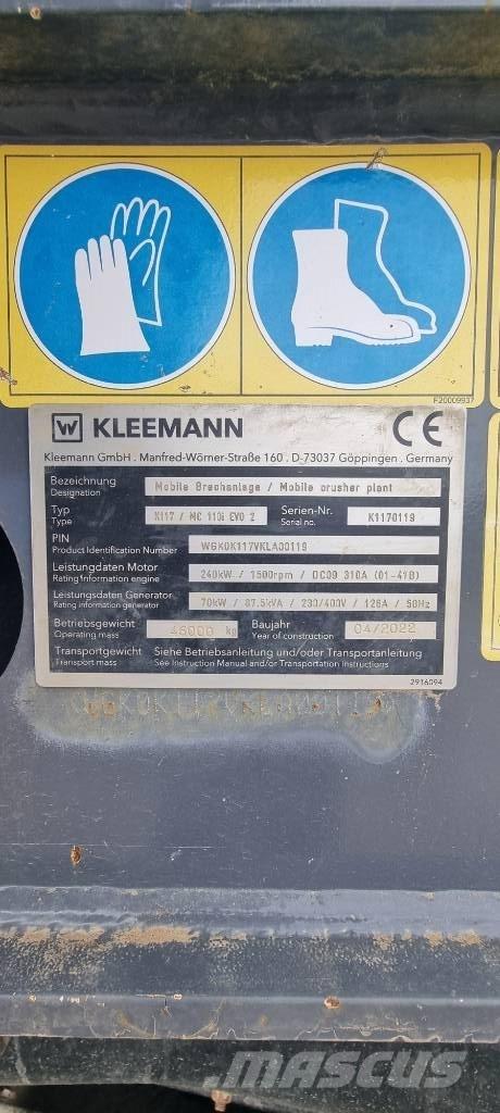 Kleemann MC110i Evo2 Törőgépek
