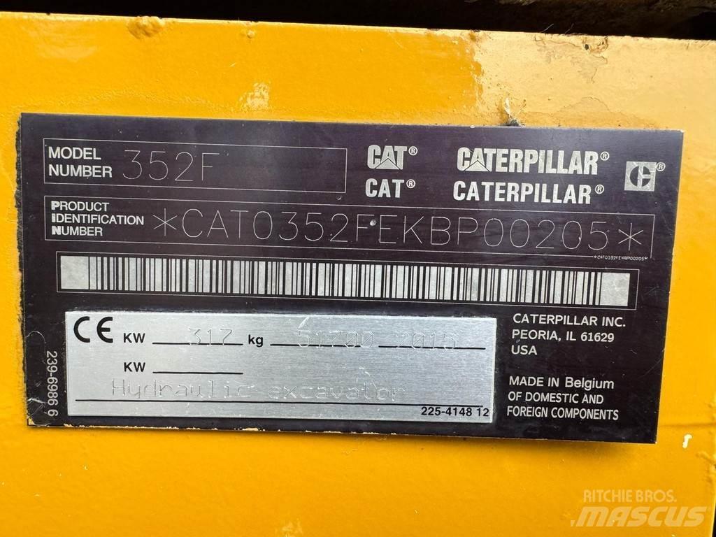CAT 352F Lánctalpas kotrók
