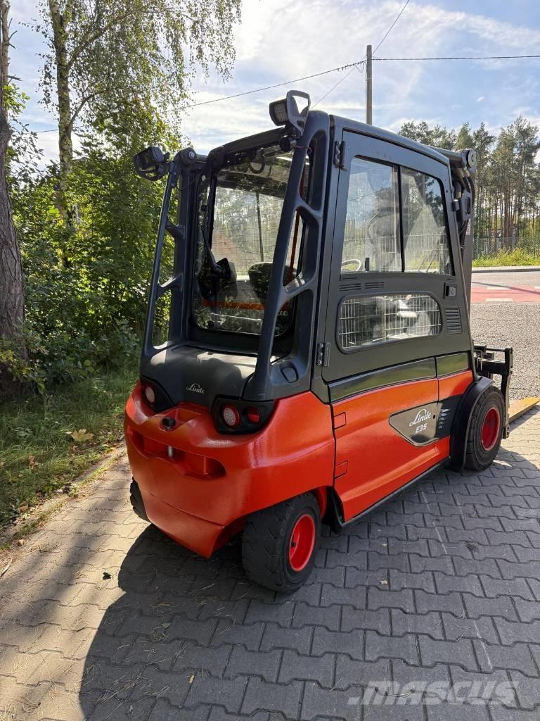Linde E35L-01 Elektromos targoncák