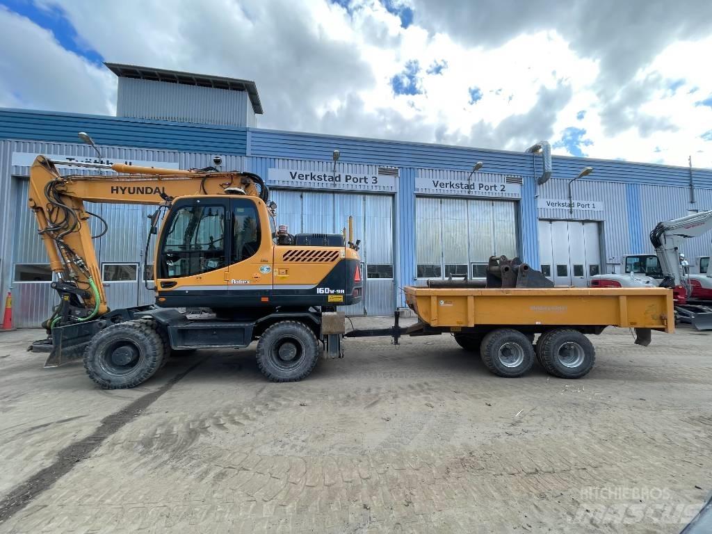Hyundai 160W-9A Gumikerekes kotrók