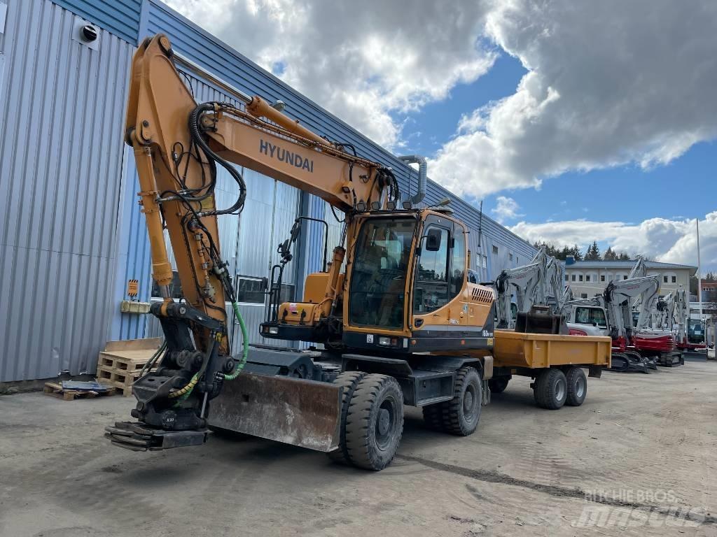 Hyundai 160W-9A Gumikerekes kotrók
