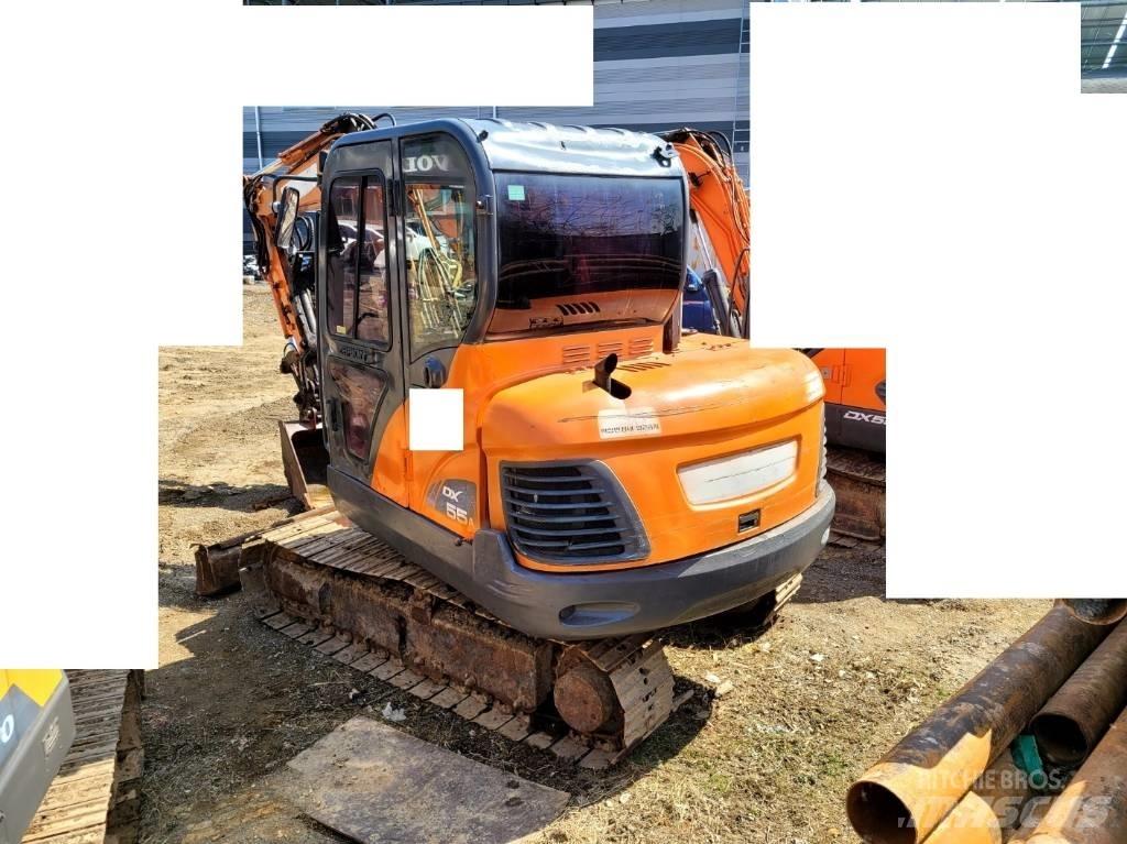 Doosan DX 55 Mini kotrók < 7t