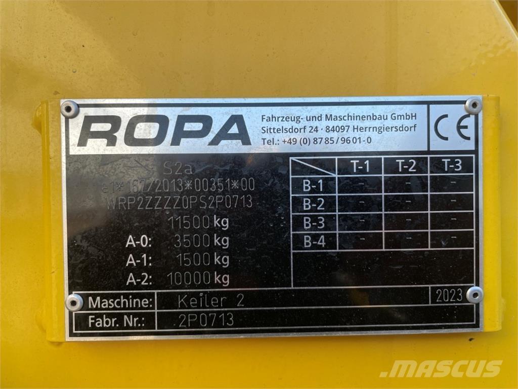 Ropa KEILER 2 Burgonya kombájnok és kiszedők