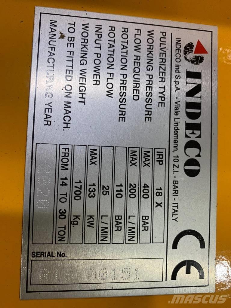 Indeco IRP 18X Építőipari Törőgépek