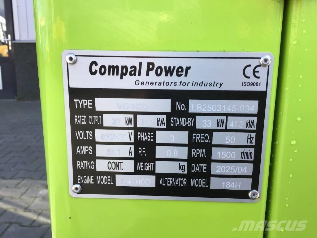  compal power VG-R30 Dízel áramfejlesztők