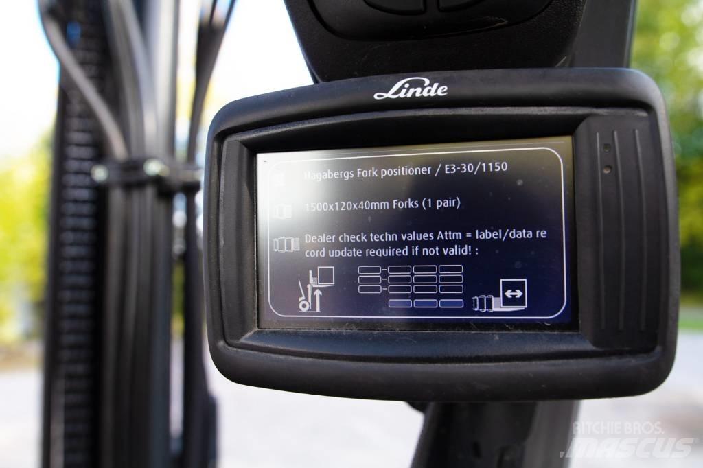 Linde E30-01 Elektromos targoncák