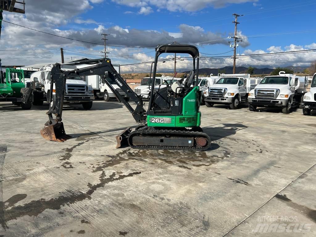 John Deere 26G Mini kotrók < 7t