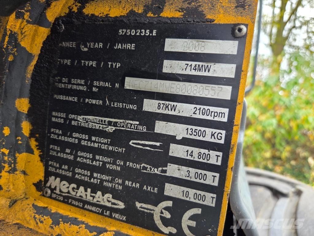 Mecalac 714 MW Gumikerekes kotrók