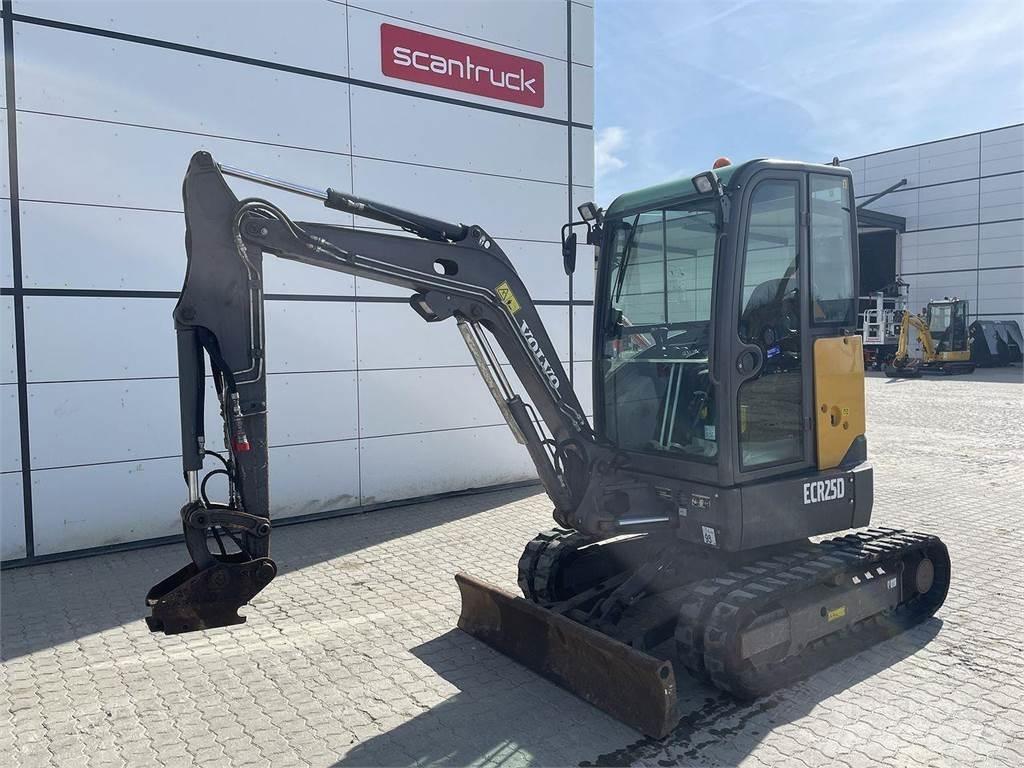 Volvo ECR25 Gumikerekes kotrók
