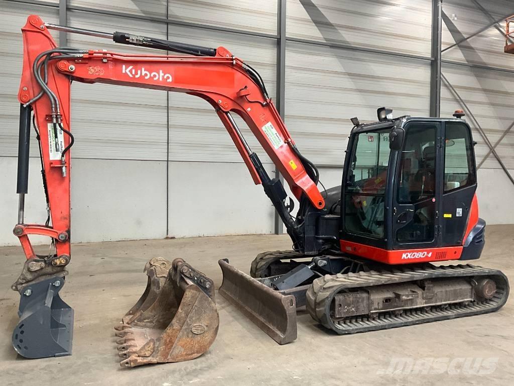 Kubota KX 080-4 Közepes (midi) kotrók 7 t - 12 t