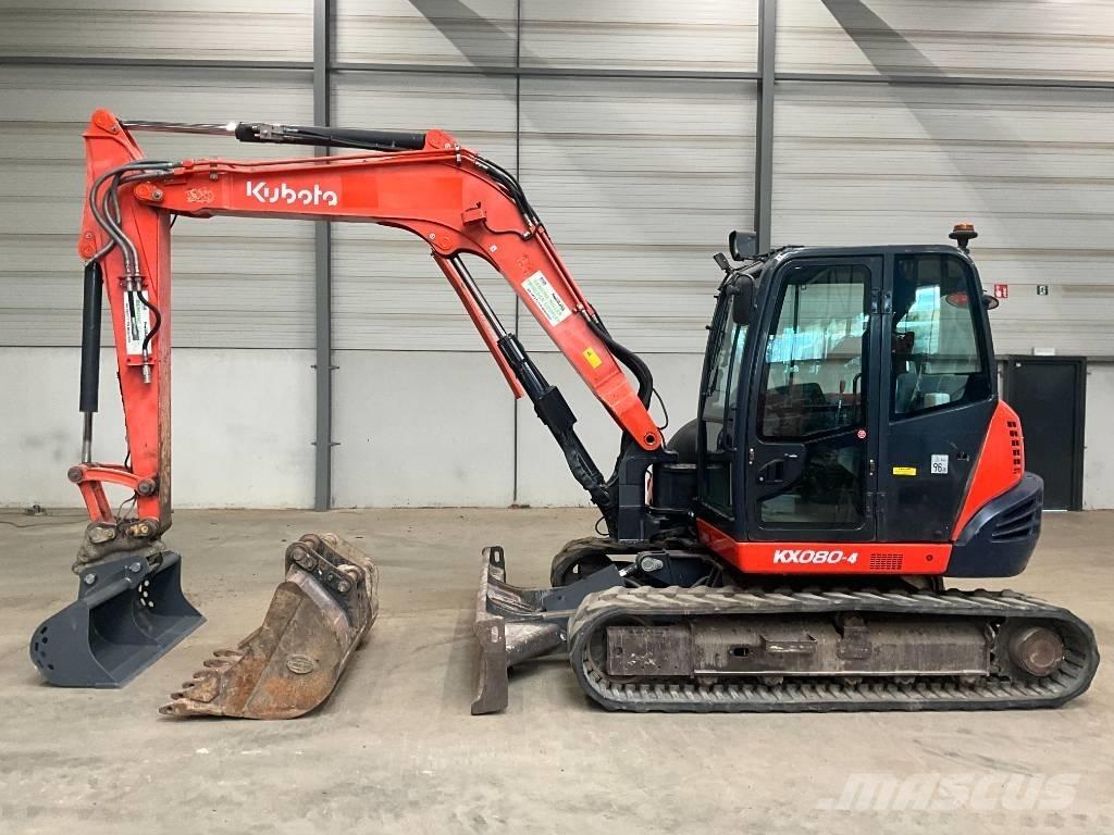 Kubota KX 080-4 Közepes (midi) kotrók 7 t - 12 t